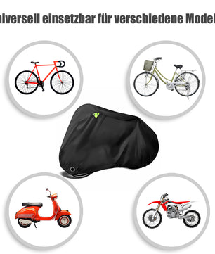BigDean Fahrradabdeckung wetterfest & wasserdicht aus Polyester 210D Gewebe 5
