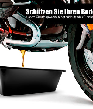 BigDean Ölauffangbehälter 60x40x12 cm aus robustem Kunststoff – Auffanghilfe für Ölwechsel 3