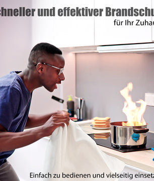 BigDean Löschdecke Küche für Fettbrand sofort einsetzbare XL Feuerlöschdecke DIN EN 1869:2001 2