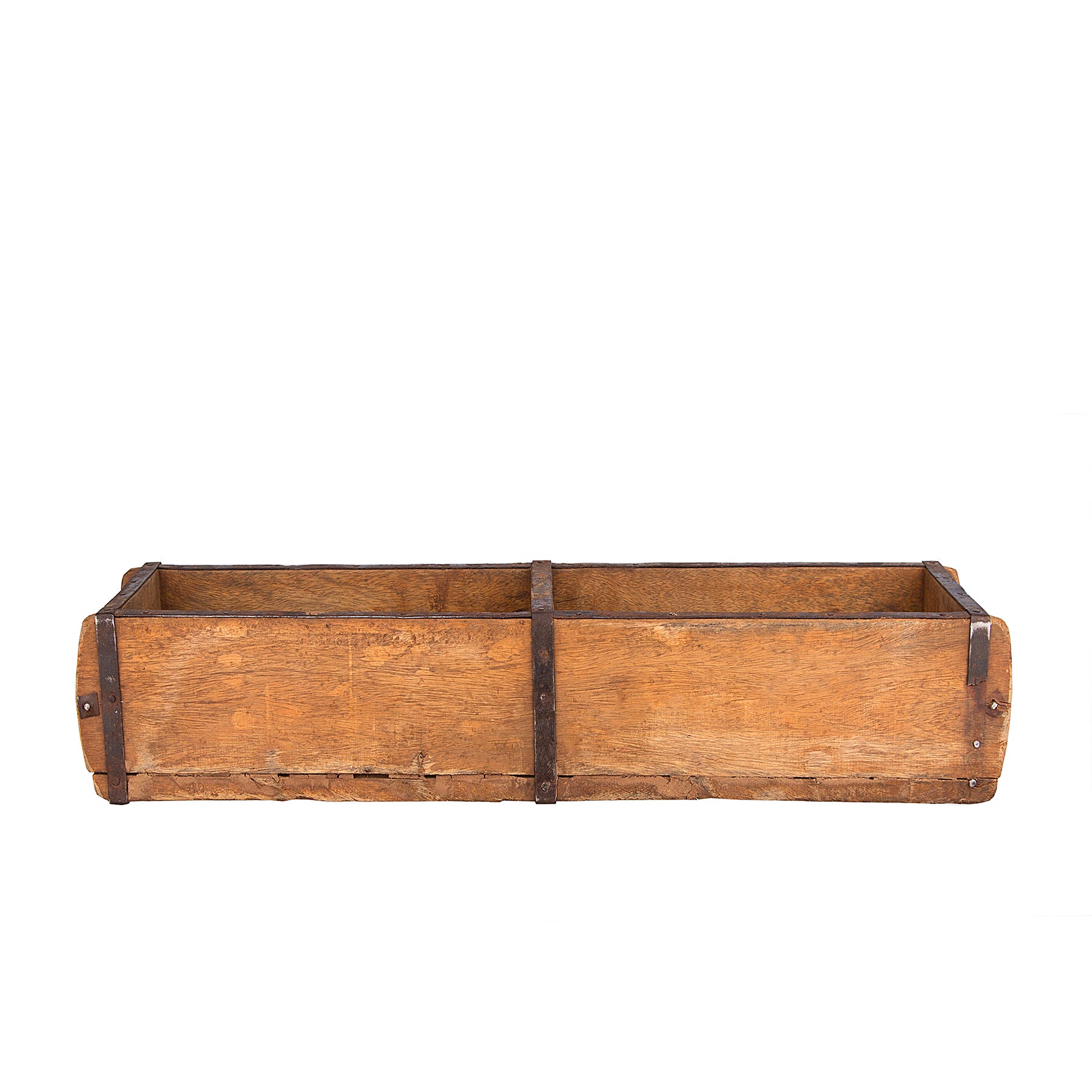 2 Stück alte Holzkiste - 58x15x10 cm - Vintage Ziegelform aus recyceltem Holz 5