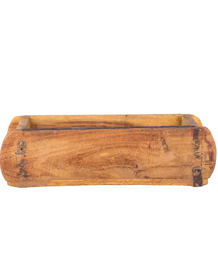 2 Stück alte Holzkiste - 32x15x9 cm - Vintage Ziegelform aus recyceltem Holz  4