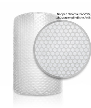 BigDean Premium Luftpolsterfolie Rolle 3-lagig 10m x 0,40m ideal als Verpackungsmaterial 6