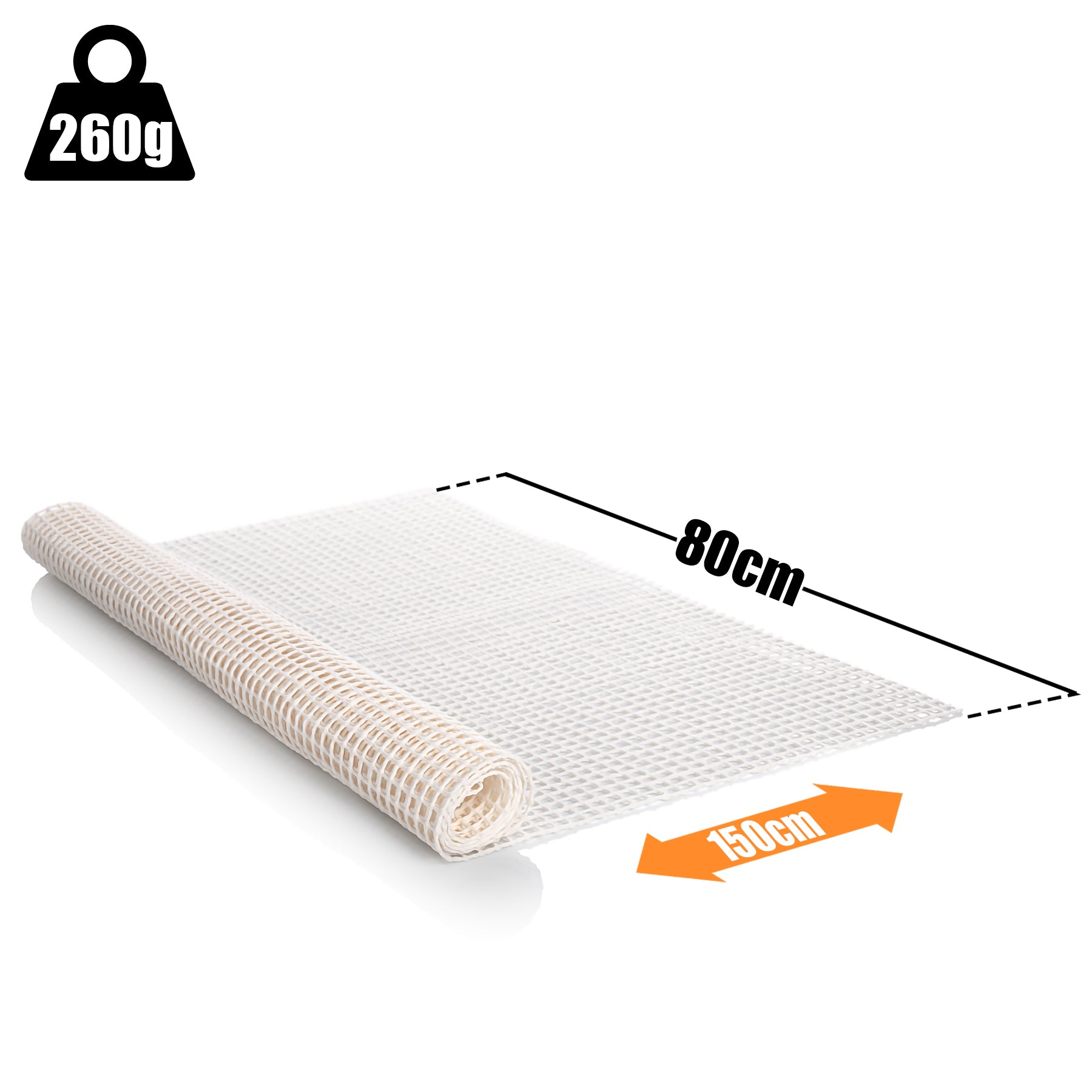 Teppich Antirutschunterlage 80x150 cm individuell zuschneidbar – Antirutschmatte 3