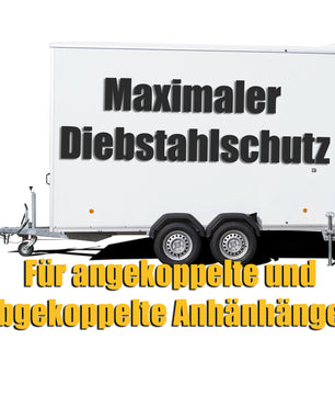 BigDean Anhängerschloss ideal für Angekoppelte & Abgekoppelte Anhänger 2
