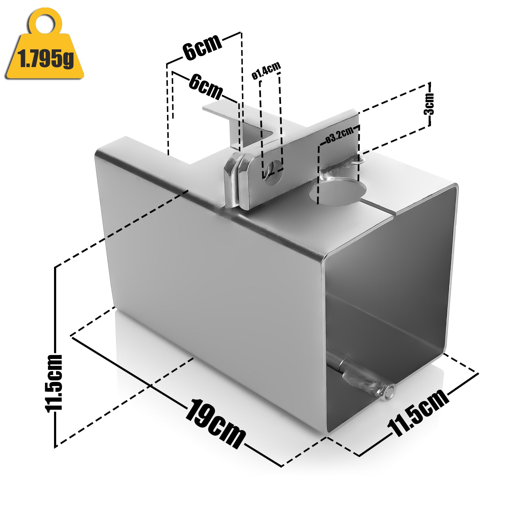 BigDean Anhängerschloss ideal für Angekoppelte & Abgekoppelte Anhänger 3