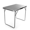 BigDean Campingtisch aus stabilem Aluminium klappbarer Gartentisch – Balkontisch ideal für Reisen und Camping – Klapptisch 70x50x60cm (LxBxH)