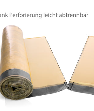 BigDean Gelber Sack Mülleimer 60L + 10 Rollen Gelber Sack – luftdichte gelbe Sack Tonne 5