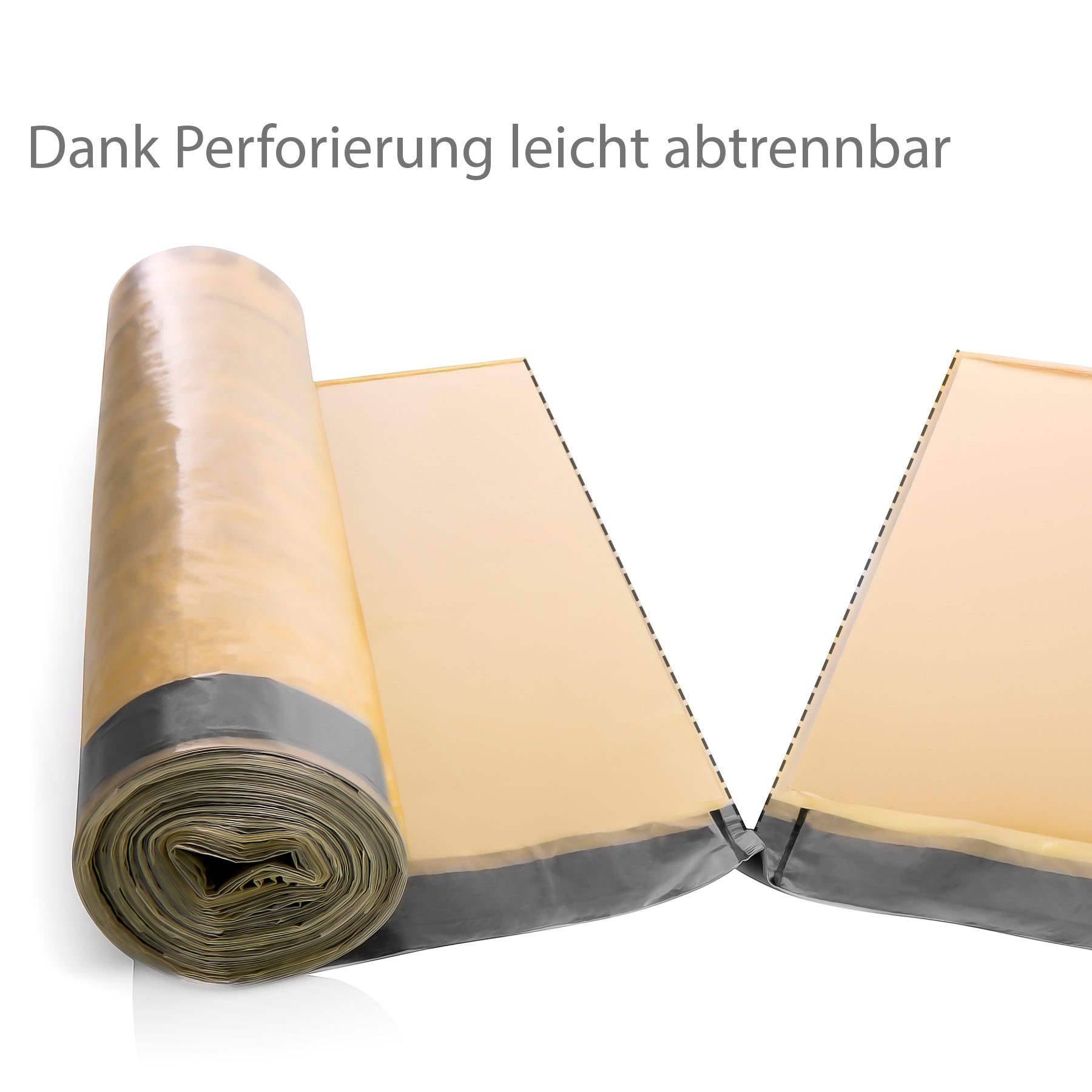 BigDean Gelber Sack Mülleimer 60L + 10 Rollen Gelber Sack – luftdichte gelbe Sack Tonne 5