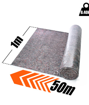 Premium Malervlies 180g/m² 50m Rolle mit Durchsickerungsschutz – Abdeckvlies 3