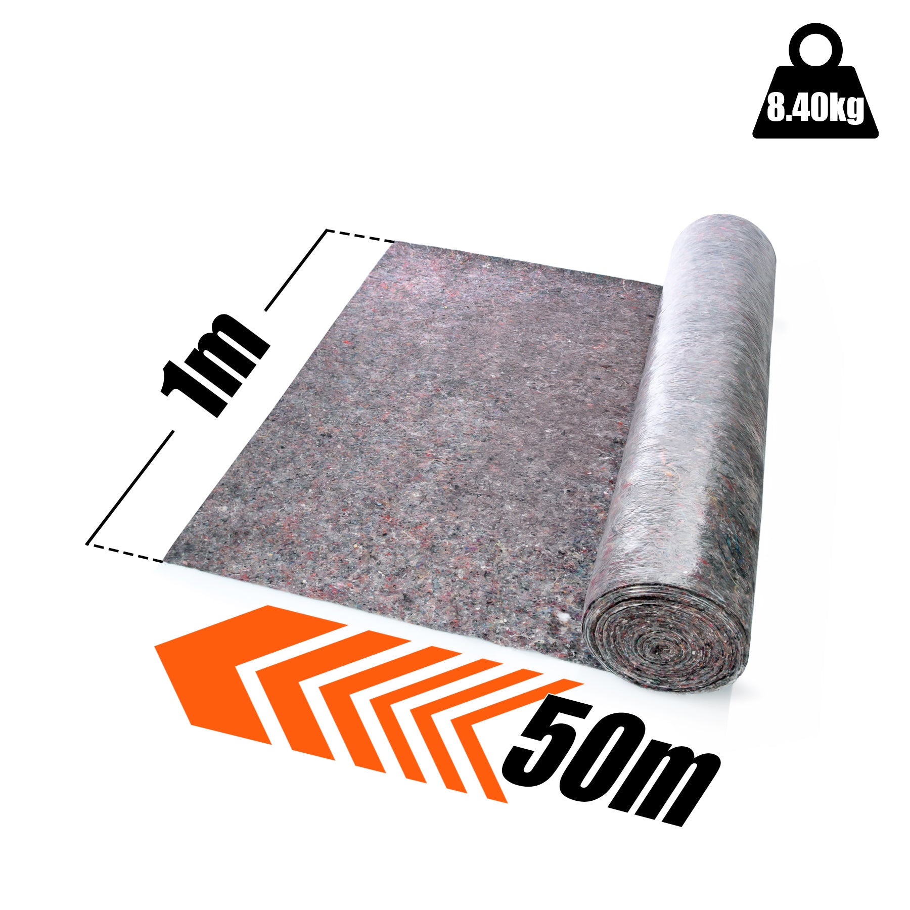 BigDean Premium Malervlies 180g/m² 50m Rolle mit Durchsickerungsschutz – Abdeckvlies 3