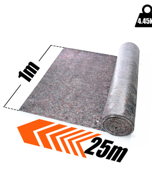 Premium Malervlies 180g/m² 25m Rolle mit Durchsickerungsschutz – Abdeckvlies 3