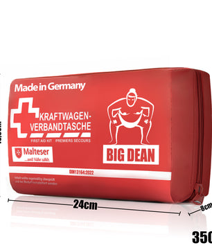 2x Verbandskasten MADE IN GERMANY in rot – Verbandstasche nach DIN 13164:2022  3