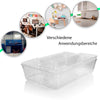 BigDean 25-teiliges Schubladen Organizer transparent in 4 Größen – Schreibtisch Organizer 6