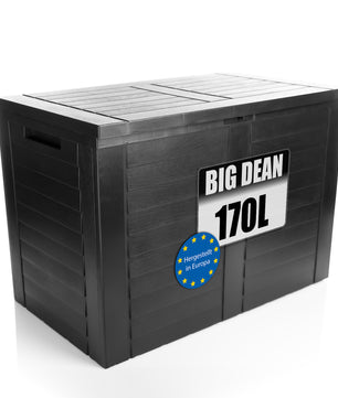 Aufbewahrungsbox Garten 170L mit Stecksystem faltbar aus Kunststoff