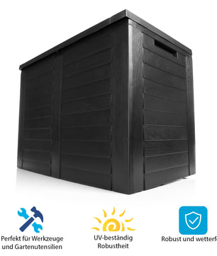 BigDean Aufbewahrungsbox Garten 170L mit Stecksystem faltbar aus Kunststoff 5