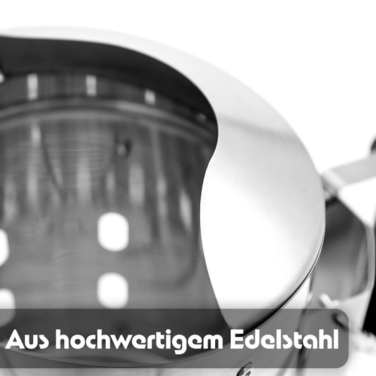 BigDean Premium Anzündkamin mit 2 Griffen ideal für schnelles anzünden von Holzkohle – Grill Zubehör 2