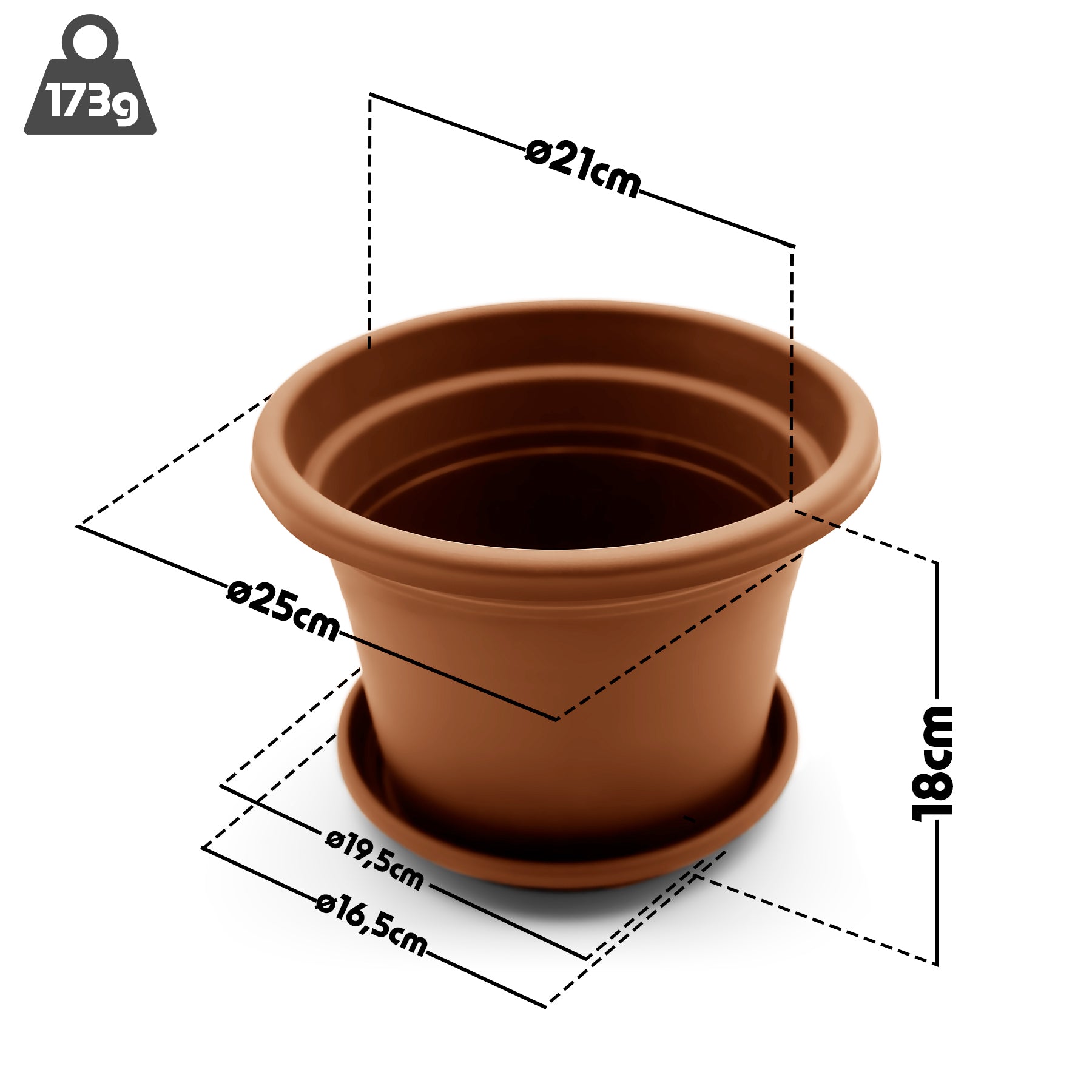 ecomposer-farbe-terrakotta,ecomposer-größe-durchmesser25cm