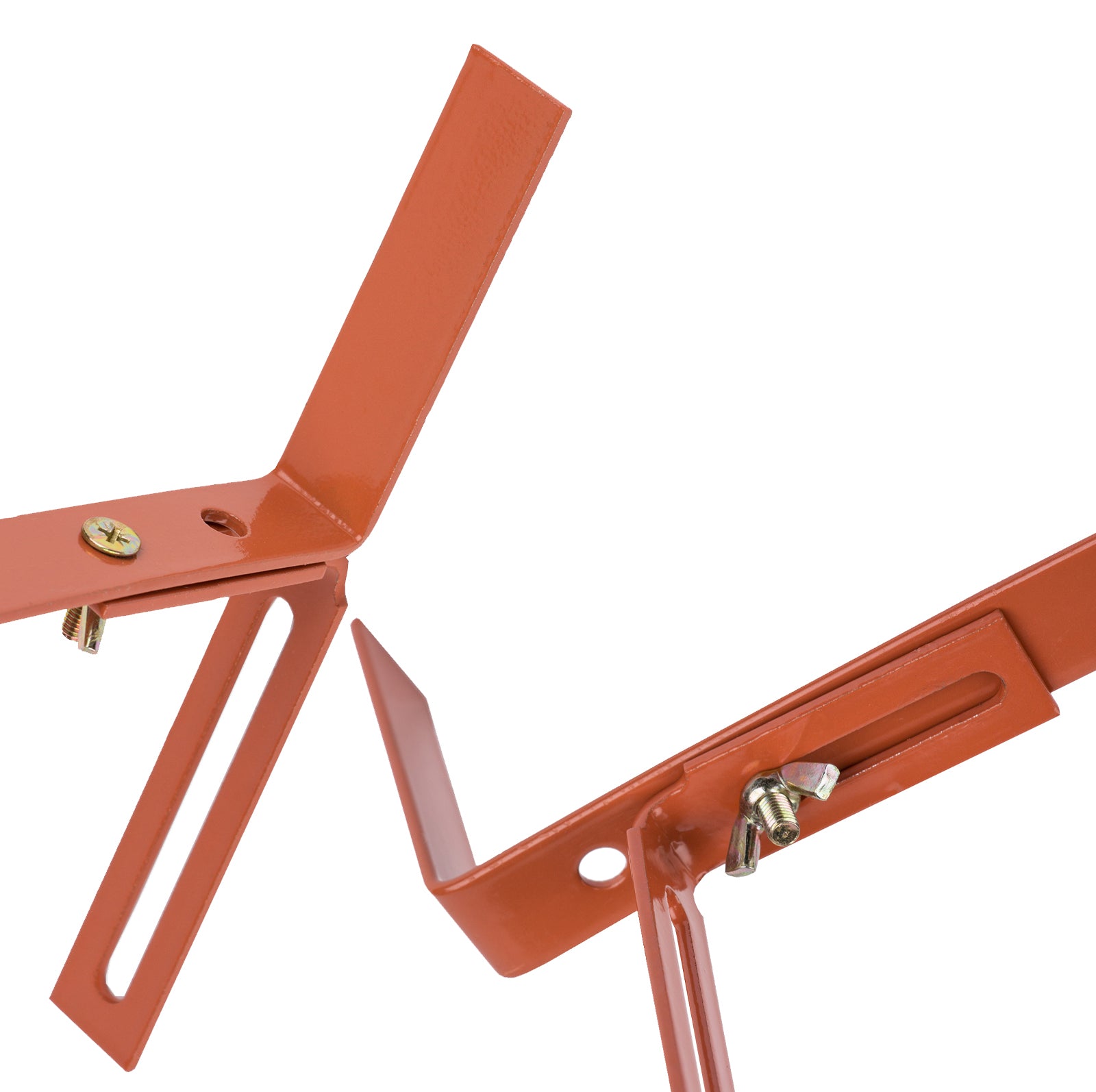 3 Paar Blumenkastenhalter terrakotta Standard H-Form Kasten Halter Balkonkastenhalter 4