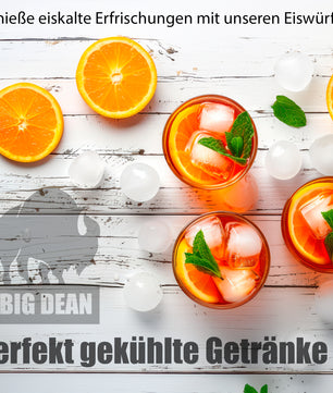 BigDean Eiswürfelform mit Deckel & Zubehör für bis zu 66 Eiswürfel – Eiswürfelbehälter 4