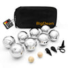 BigDean Boule Set mit 8 Boule Kugeln aus hochwertigem Edelstahl