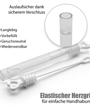 BigDean 48 Stück Seifenblasen Hochzeit mit Flüssigkeit gefüllt 6