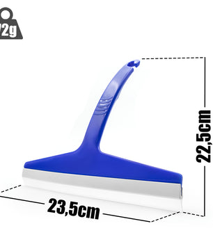 BigDean 3 Stück Duschabzieher Silikon in blau – Abzieher für die Dusche 23,5cm breit 3