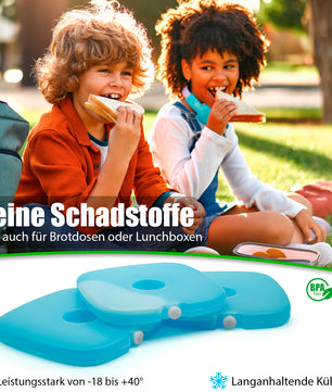 BigDean 6 Stück Kühlakkus ideal für Kühltasche, Kühlboxen & Brotdosen 2