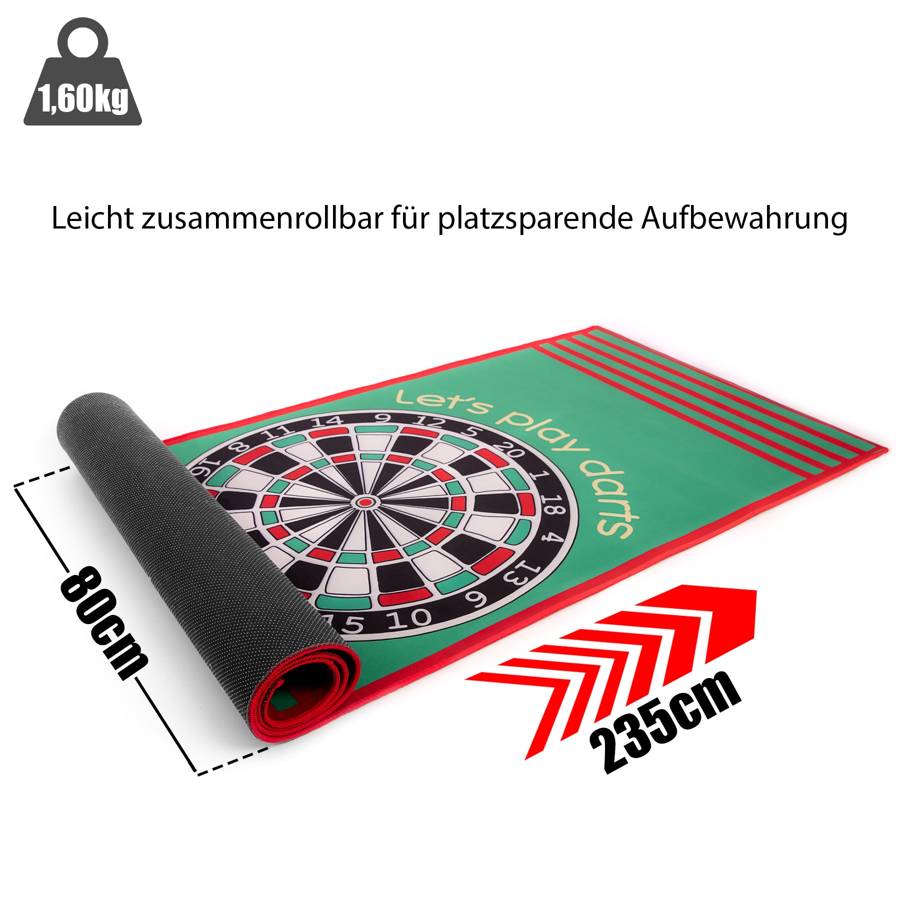 Dartteppich Softdart 80x235cm 3