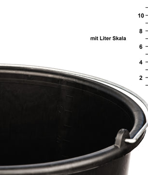 2x Baueimer 12l - Mörteleimer mit Henkel - Eimer für Baustelle & Garten - Blauer Engel 3