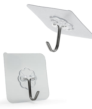 BigDean 30 Stück Klebehaken extra stark & selbstklebend – Wandhaken 180° drehbar  6