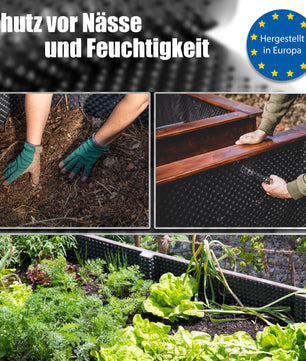 2 Stück Premium Noppenfolie für Hochbeete 0,5x20m – Noppenbahn extrem reißfest 2