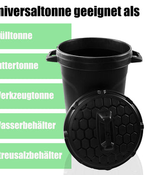 Allzwecktonne Tonne mit Deckel 90 Liter 5