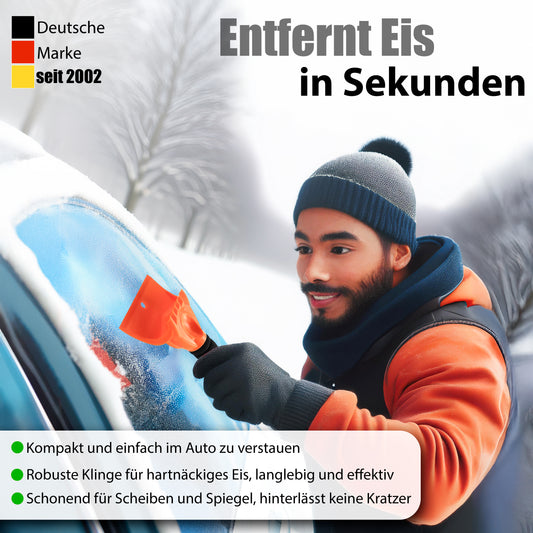 BigDean 2 Stück Eiskratzer Auto – effiziente & starke Kratzleistung 2