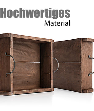 BigDean 2 Stück vintage Ziegelform in Braun 25x8x30 cm (LxBxH) 4