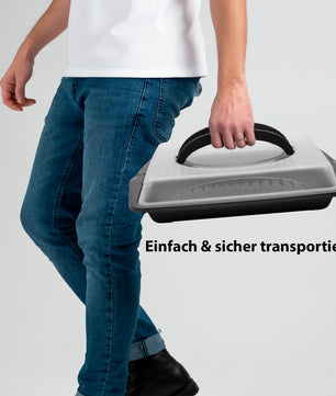 BigDean 2 Stück Kuchen Transportbox Rechteckig ideal für Blechkuchen – Muffin Transportbox 6