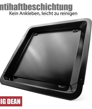 BigDean Backblech ausziehbar - Backofenblech variabel verstellbar 33 - 52 cm Universelles Backblech 4
