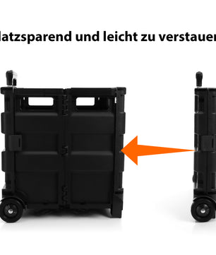 BigDean Einkaufstrolley klappbar belastbar bis 35kg – Einkaufswagen mit Teleskopgriff 6