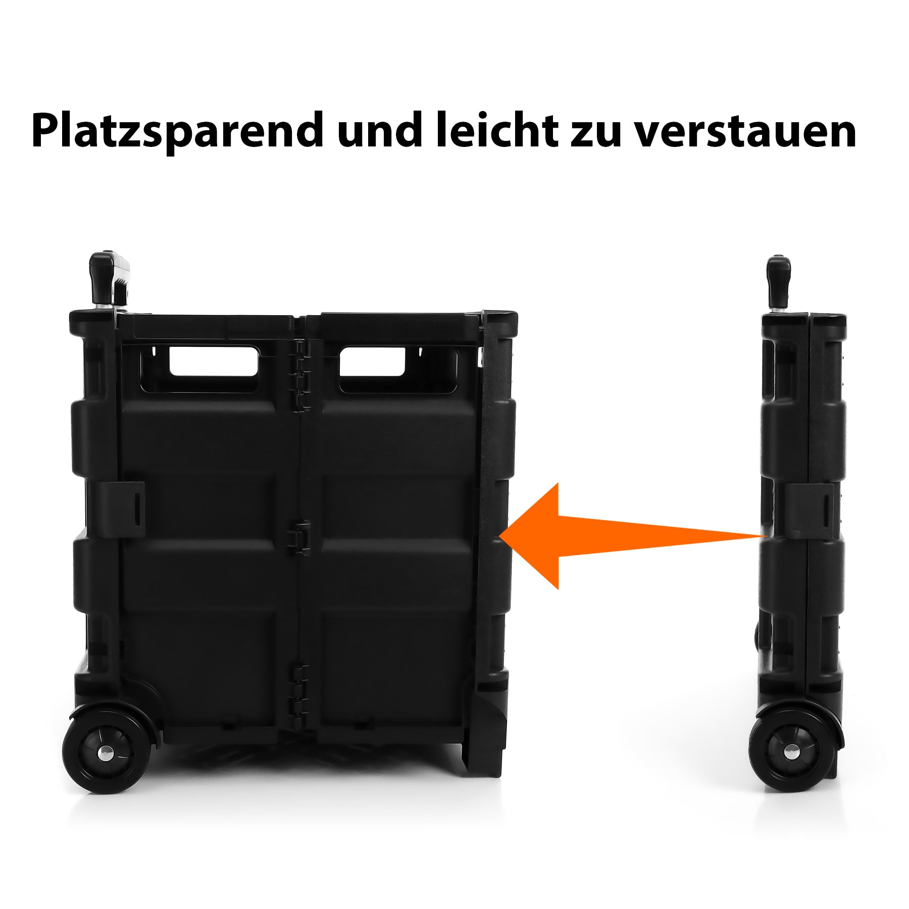 BigDean Einkaufstrolley klappbar belastbar bis 35kg – Einkaufswagen mit Teleskopgriff 6