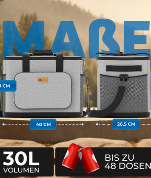 BigDean 30L Kühltasche auslaufsicher & wasserdicht – Picknicktasche für Essen & Getränke 4