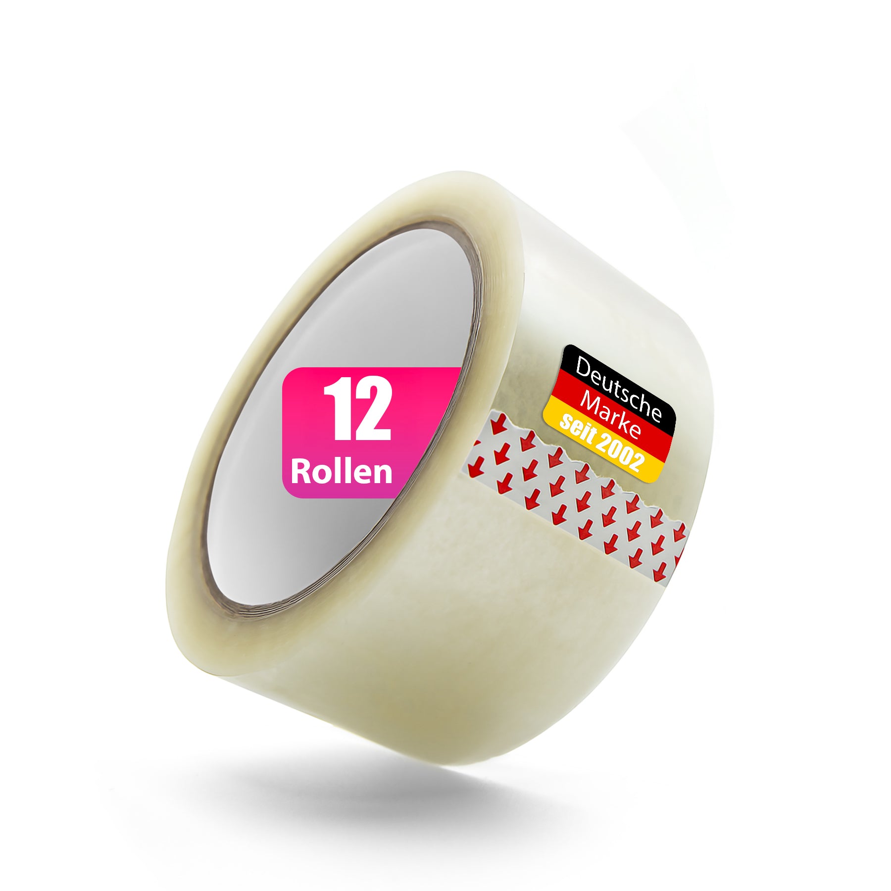 A BigDean 12 Rollen Profi Paketklebeband – Klebeband ultra stark & transparent
