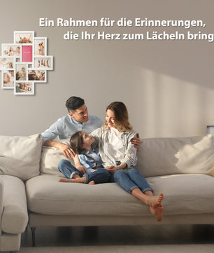 BigDean Bilderrahmen Collage 10x15 cm – Fotorahmen für 10 Fotos 2
