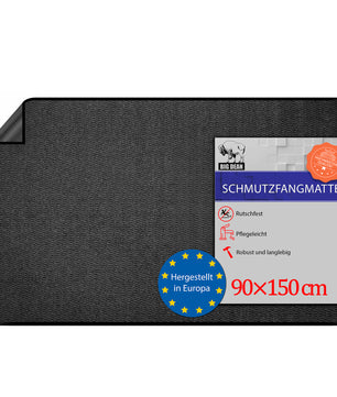 Schmutzfangmatte 90x150 cm Anthrazit – rutschfeste Fußmatte Made in Europe