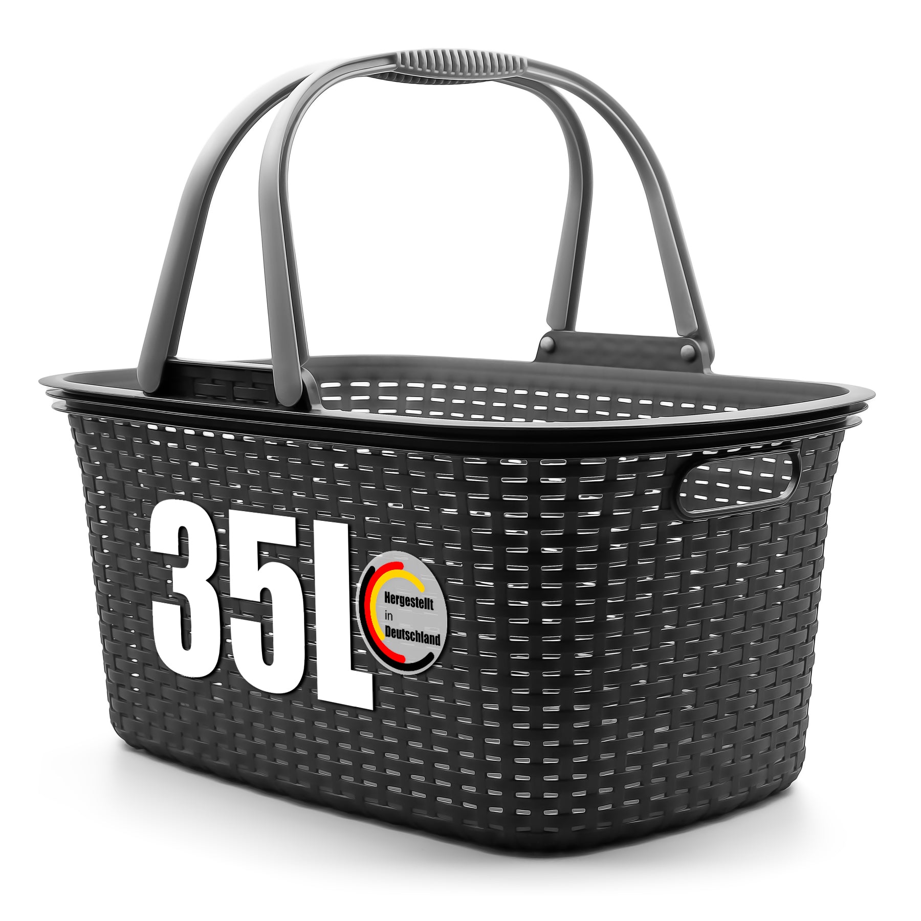 Wäschekorb mit Henkel 35L
