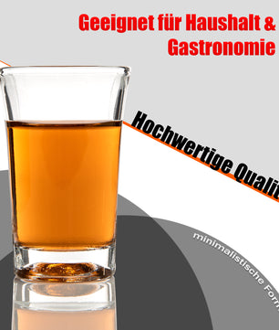 12 Stück Schnapsgläser 4cl 6