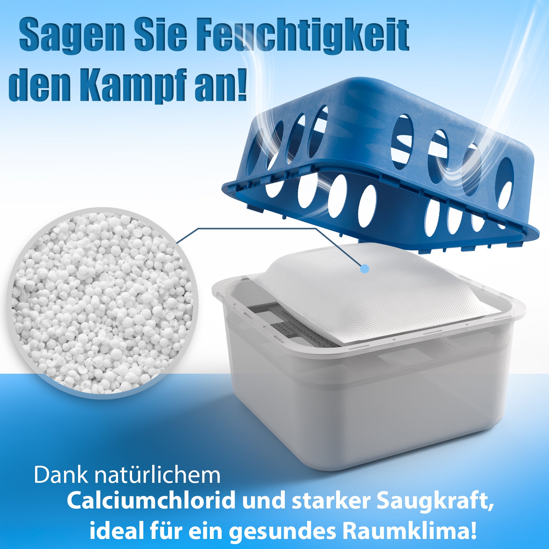 BigDean 5 Stück Luftentfeuchter + 10 Nachfüllpacks – Raumentfeuchter nachfüllbar + wiederverwendbar  4