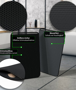 BigDean Katzenklo Matte 61x38cm ideal als Unterleger 2