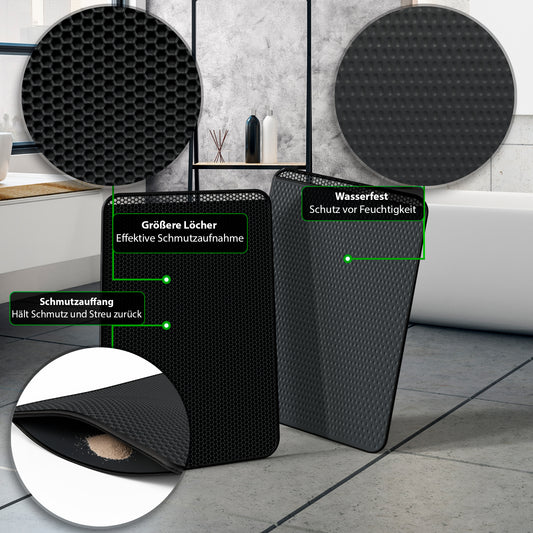 BigDean Katzenklo Matte 61x38cm ideal als Unterleger 2