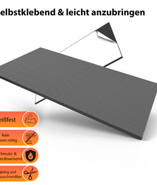 4 Stück Garagen Wandschutz selbstklebend 40x20x2cm – extra dicker Türkantenschutz Auto 4