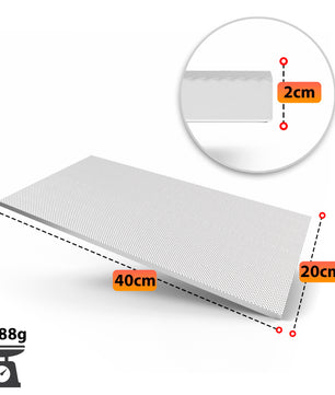 4 Stück Garagen Wandschutz selbstklebend 40x20x2cm – extra dicker Türkantenschutz Auto 3