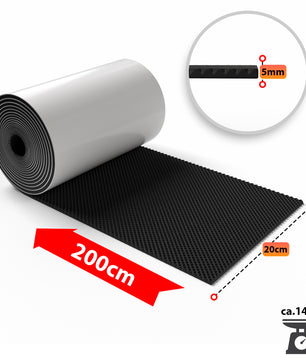 2 Rollen Garagen Wandschutz selbstklebend 200x20x0,5cm – extra dicker Türkantenschutz 3
